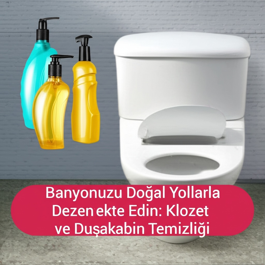 Banyonuzu Doğal Yollarla Dezenfekte Edin: Klozet ve Duşakabin Temizliği