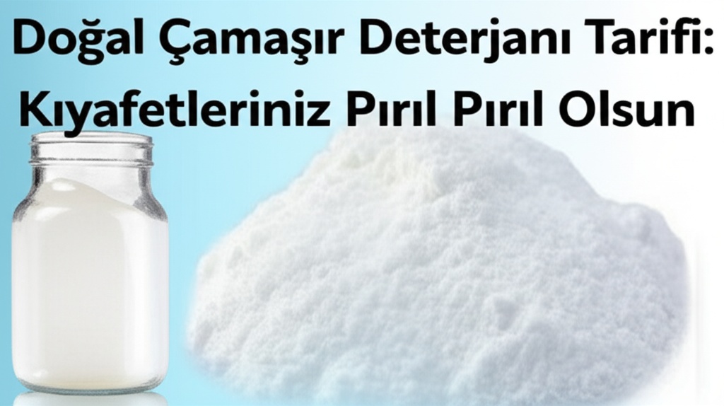 Doğal Çamaşır Deterjanı Tarifi: Kıyafetleriniz Pırıl Pırıl Olsun