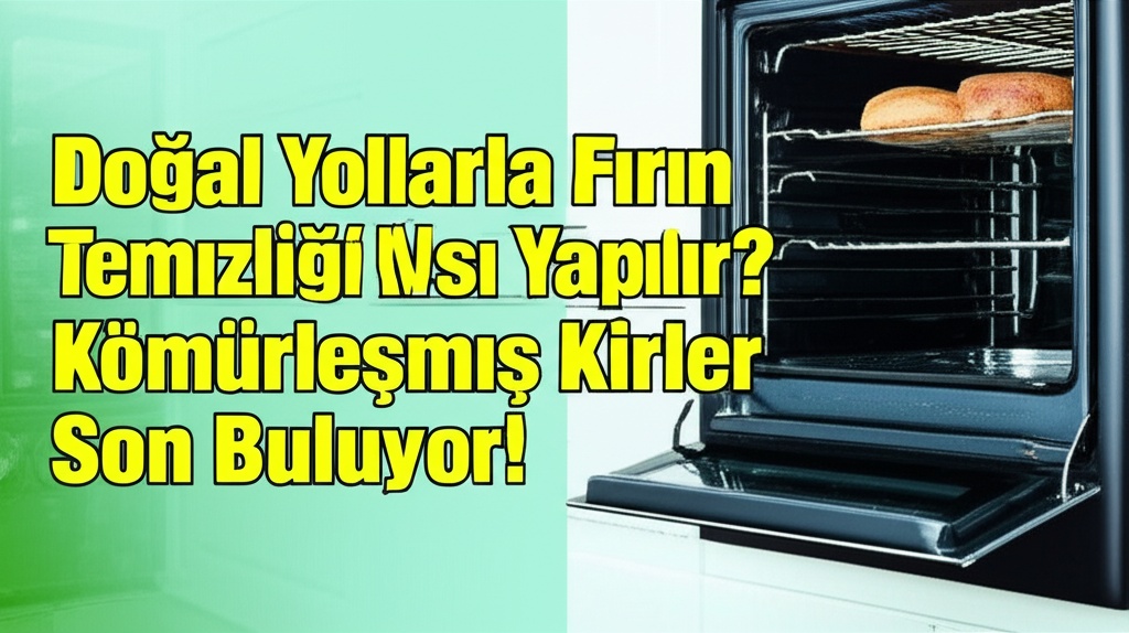 Doğal Yollarla Fırın Temizliği Nasıl Yapılır? Kömürleşmiş Kirler Son Buluyor!
