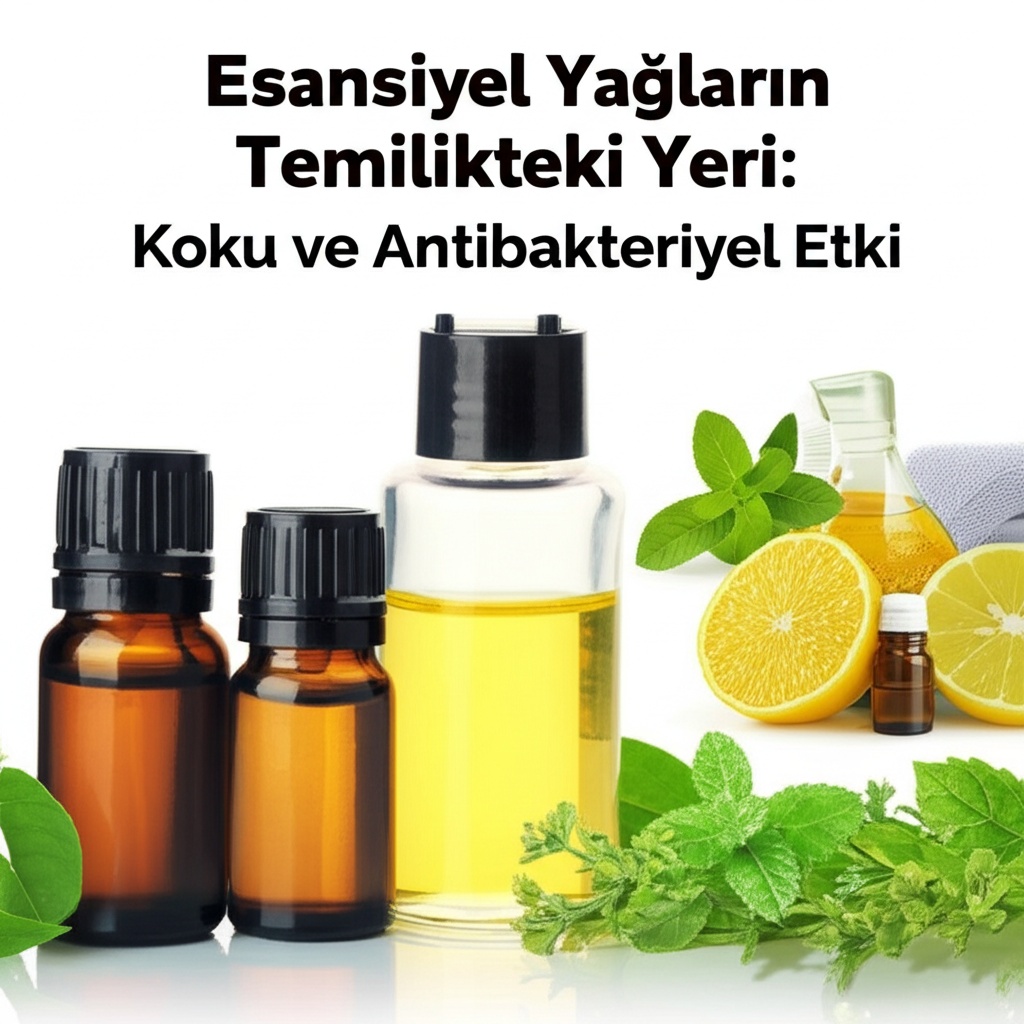 Esansiyel Yağların Temizlikteki Yeri: Koku ve Antibakteriyel Etki