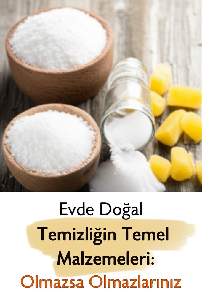Evde Doğal Temizliğin Temel Malzemeleri: Olmazsa Olmazlarınız