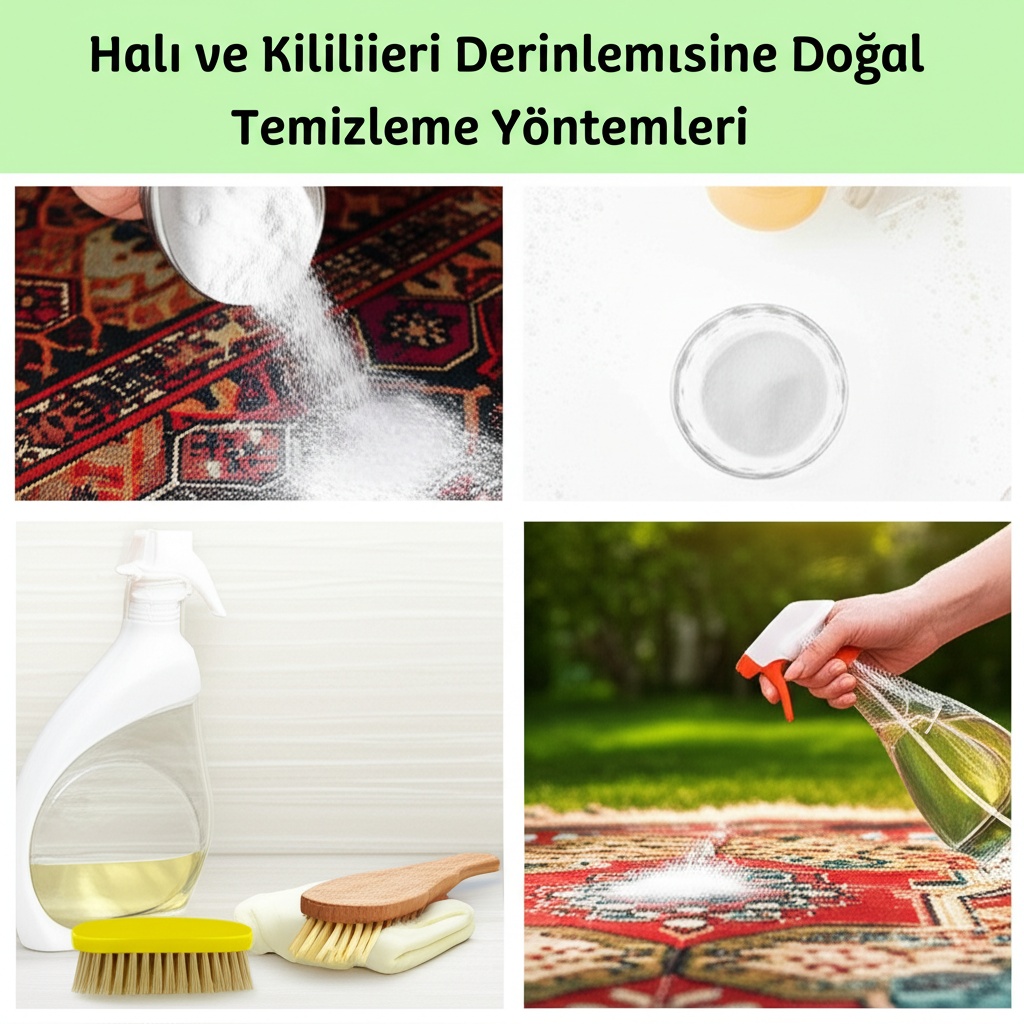 Halı ve Kilimleri Derinlemesine Doğal Temizleme Yöntemleri