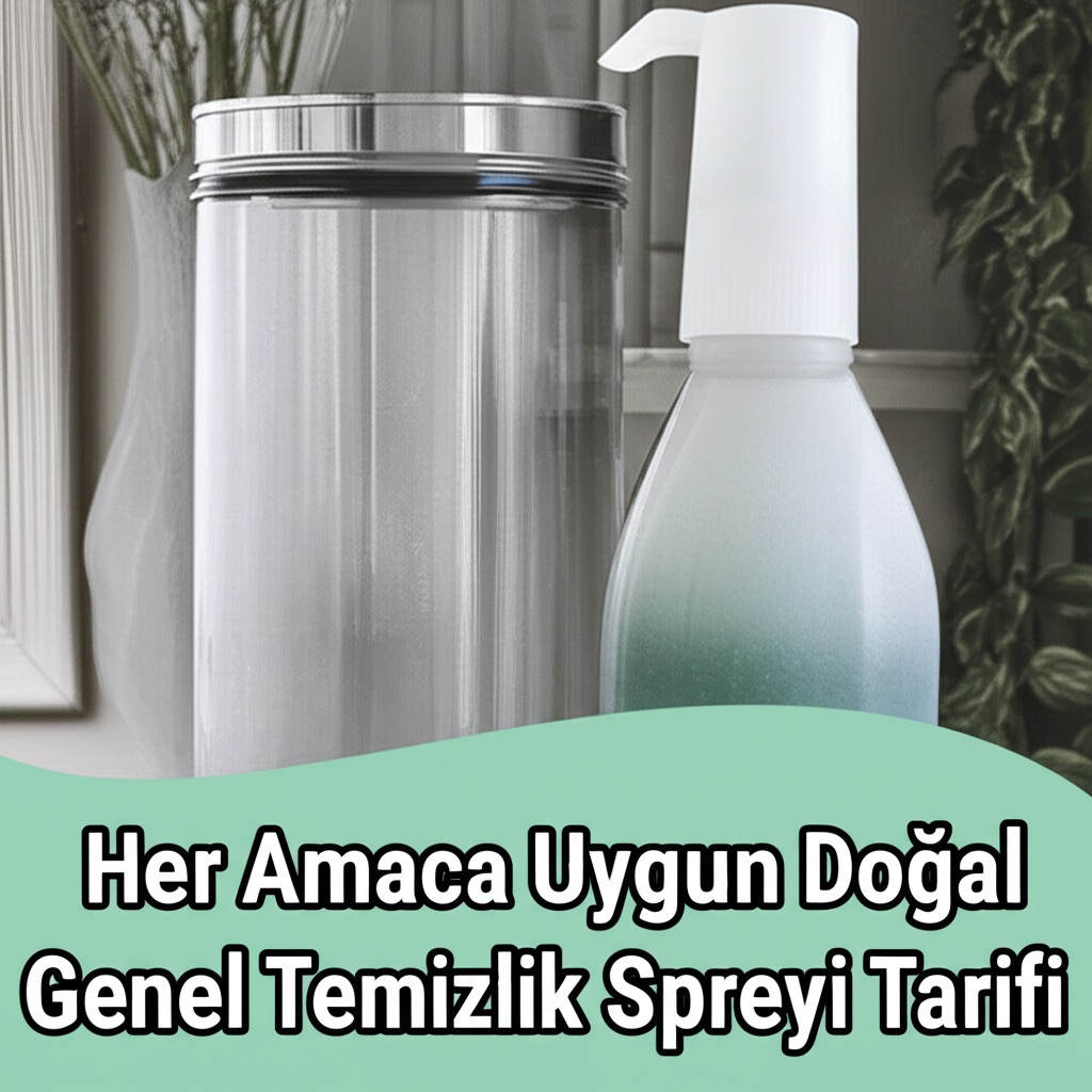 Her Amaca Uygun Doğal Genel Temizlik Spreyi Tarifi
