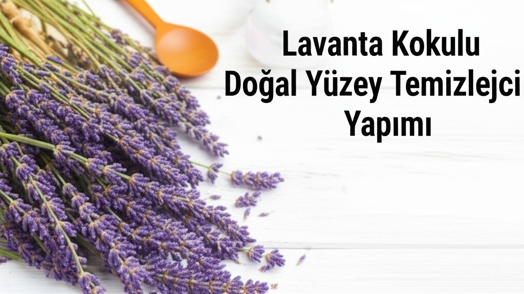 Lavanta Kokulu Doğal Yüzey Temizleyici Yapımı