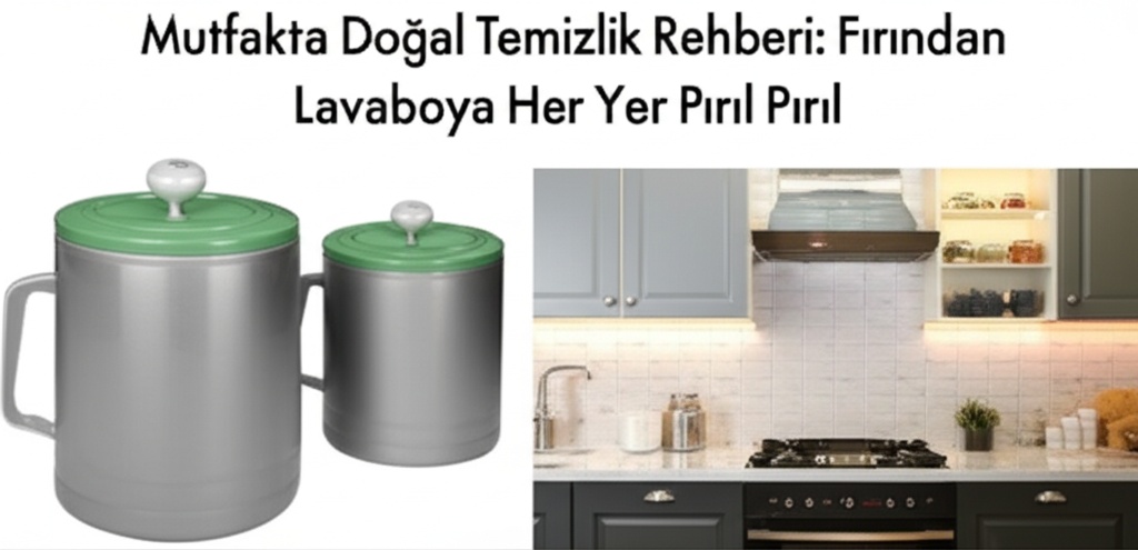 Mutfakta Doğal Temizlik Rehberi: Fırından Lavaboya Her Yer Pırıl Pırıl