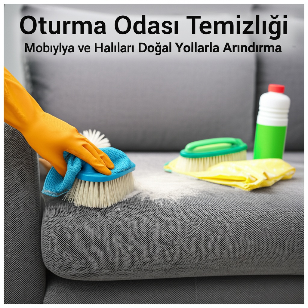 Oturma Odası Temizliği: Mobilya ve Halıları Doğal Yollarla Arındırma
