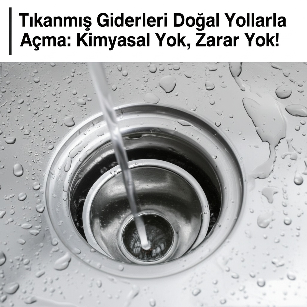 Tıkanmış Giderleri Doğal Yollarla Açma: Kimyasal Yok, Zarar Yok!